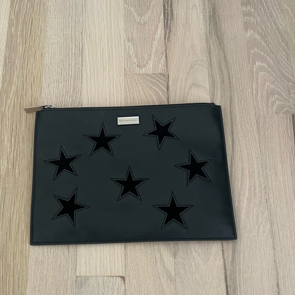 Authentic Stella McCartney black clutch